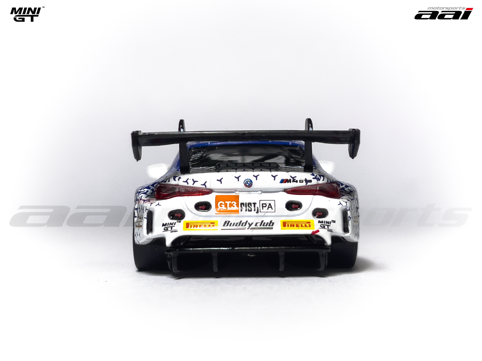 MINI GT 1108 BMW M4 GT3 #91 2025 China GT FIST Team AAI 1:64 模型