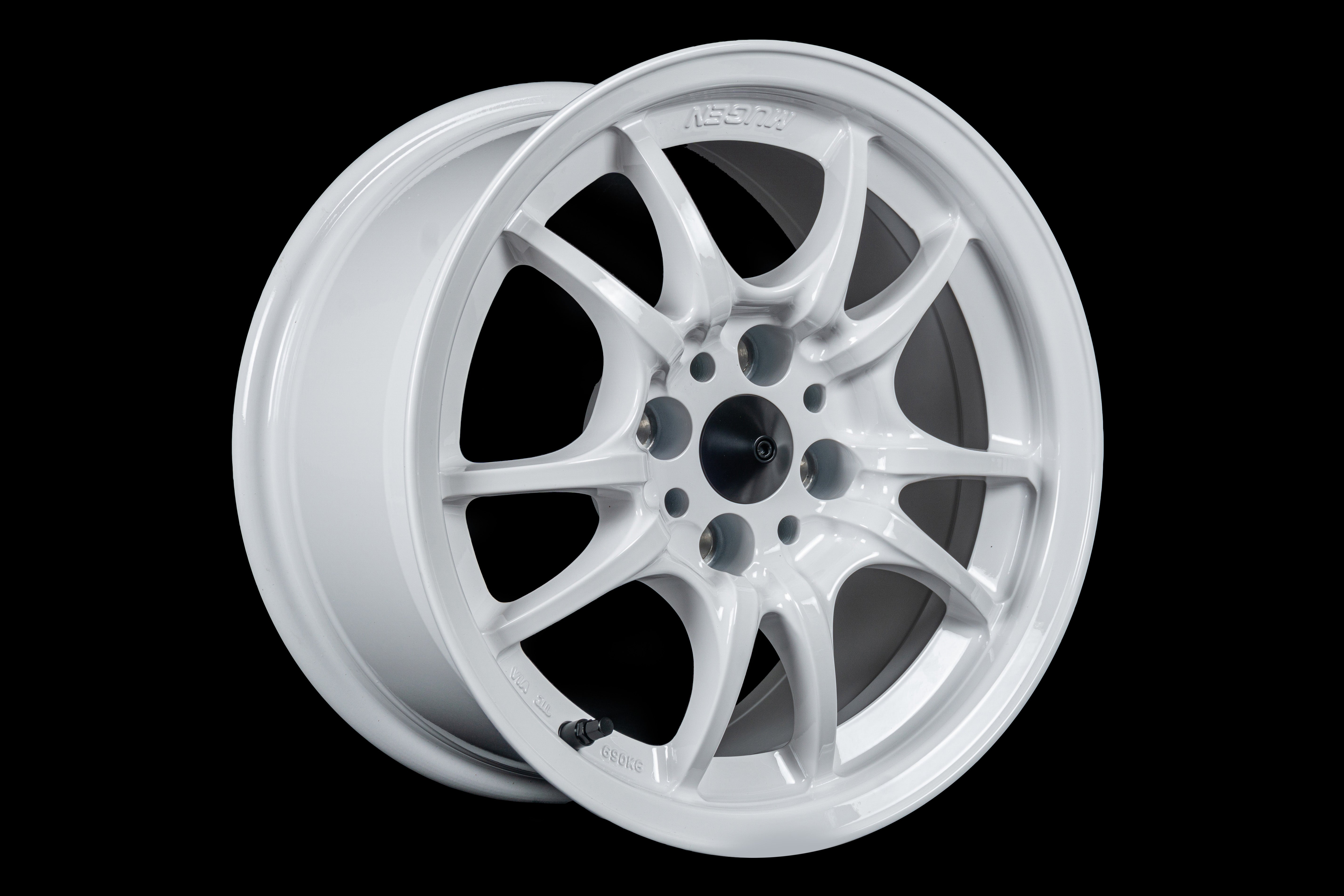 ◆FUN前輪ホイール 新品◆ホワイトでカッコいい！重量1.44kg アルミ鍛造ホイール [TYPE-GP1S] フロント 300-17 ZX-4RR/ZX-4R SE 23