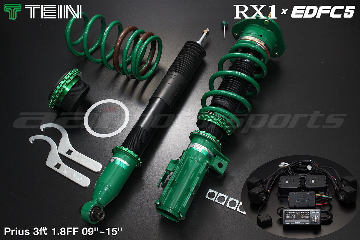 TEIN - RX1 & EDFC 5 - トヨタ プリウス - 3代目 - 高さと柔らかさ